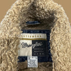 Vintage Wrangler Denim Sherpa Jacket Mid Blue Small