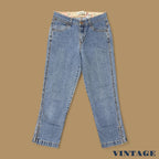 Vintage Levi's Classic Capri Jeans Mid Blue W29 L24
