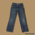 Vintage Lee Straight Leg Boyfriend Jeans Dark Blue W25 L27