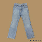 Vintage Wrangler Relaxed Fit Bootcut Jeans Light Blue W27 L29