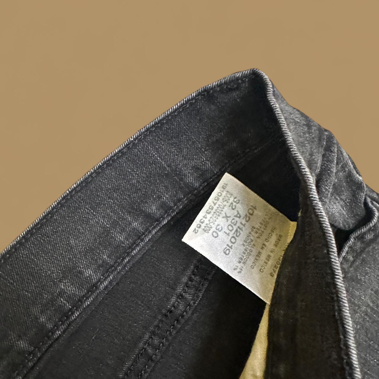 Vintage Lee Skinny Jeans Charcoal Grey W32 L30