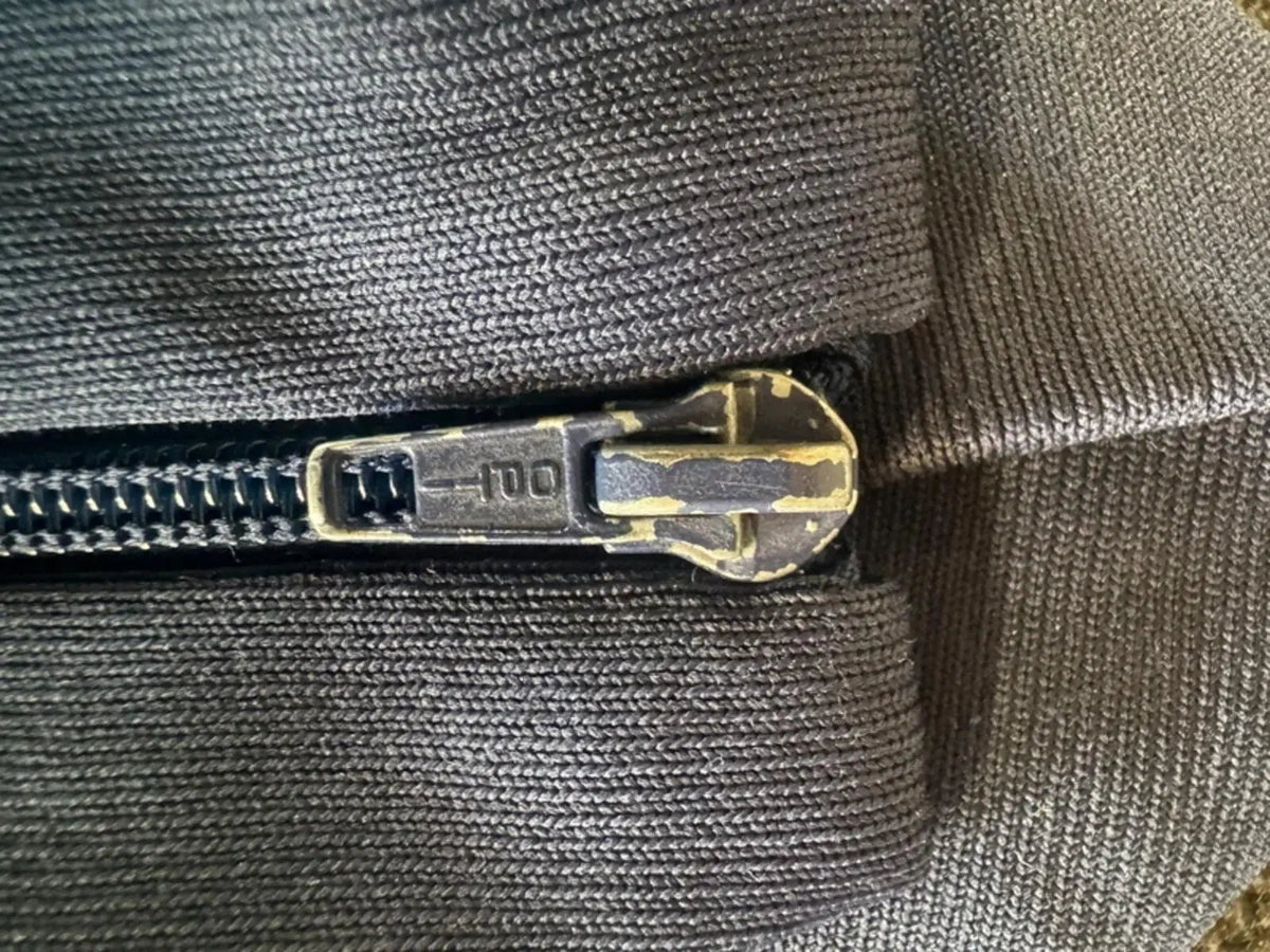 Vintage 80s Adidas Tracksuit Top Opti Zip Made In Hong Kong Medium
