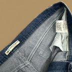 Vintage Lee Relaxed Fit Straight Leg Jeans Dark Blue W34 L28