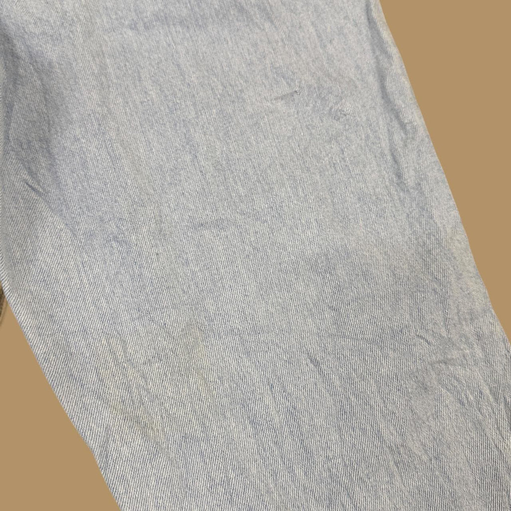 Vintage 90s Lee Elastic Waist Tapered Leg Mom Jeans Light Blue W30 L30