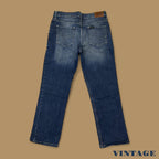 Vintage Lee X-Treme Straight Leg Boyfriend Jeans Dark Blue W33 L28