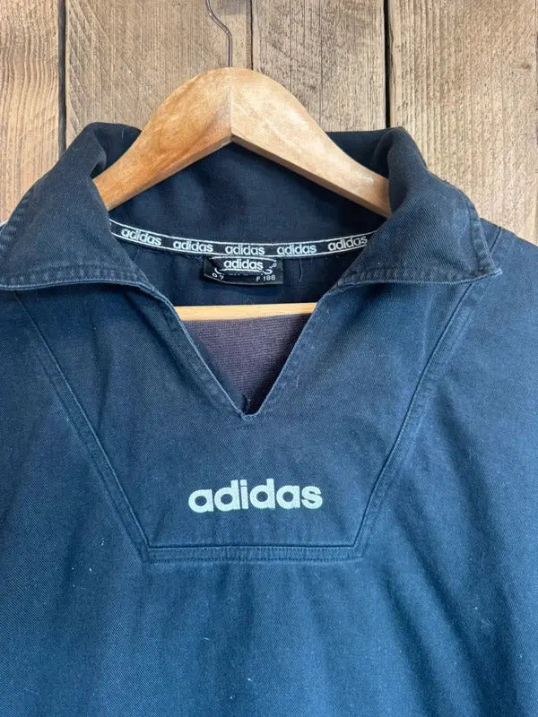 Vintage 90s Adidas Drill Top Tracksuit Jumper Sweatshirt XL Festival Oasis