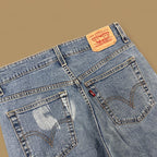 Vintage Levi's Classic Capri Jeans Mid Blue W29 L24