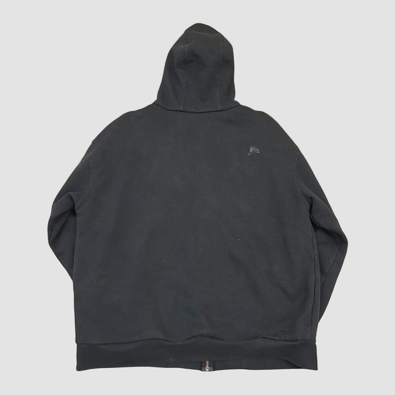 Vintage Jungo Ranches Zip Up Embroidered Thick Lined Hoodie Black XXL