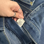 Vintage Lee Straight Leg Boyfriend Jeans Dark Blue W27 L30