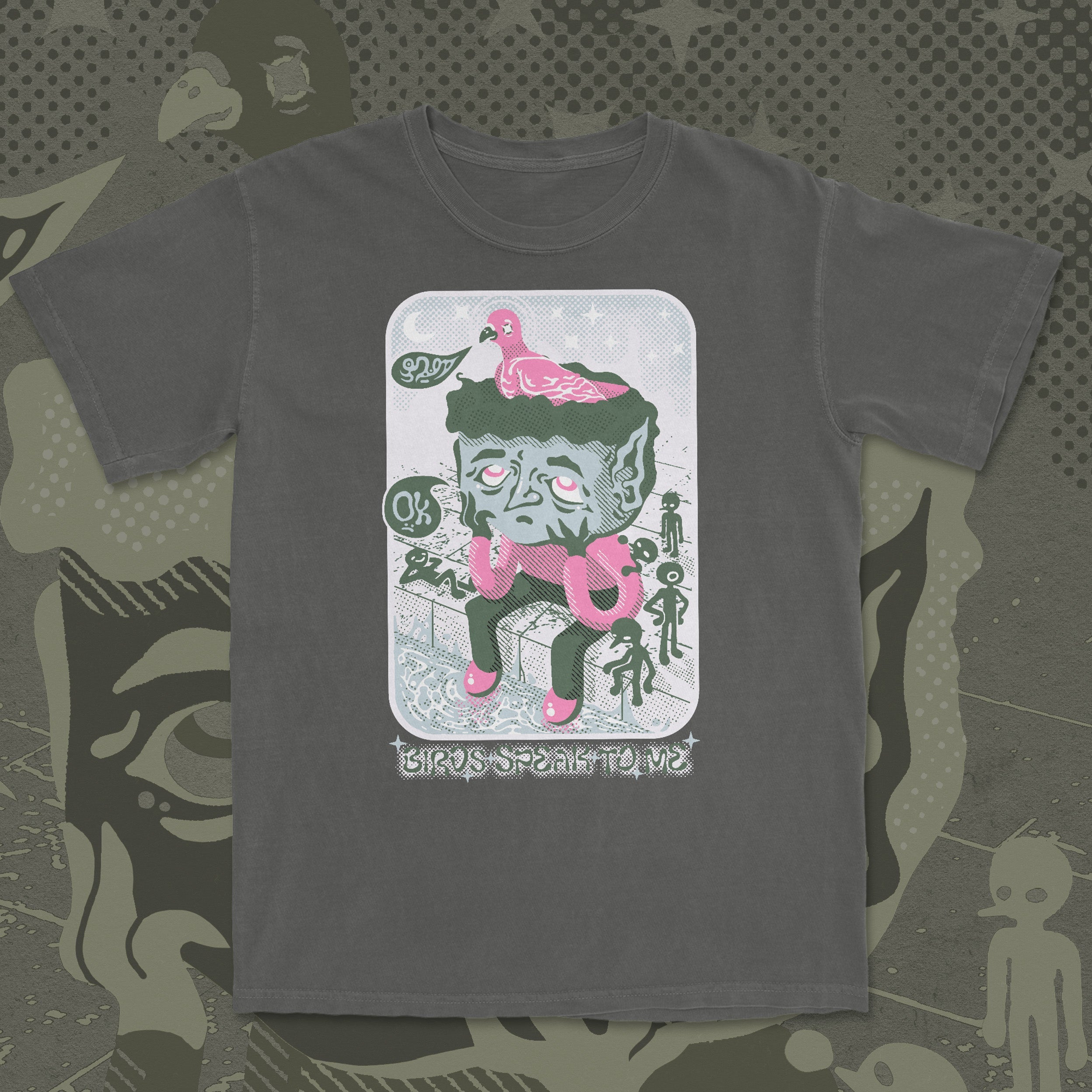 birds speak to me - t-shirt Pepper