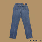 Vintage Lee Straight Leg Boyfriend Jeans Dark Blue W29 L34