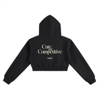 Cute and Competitive Cropped Hoodie