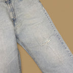 Vintage Levi&#39;s 550 Relaxed Straight Leg Jeans Light Blue W38 L32