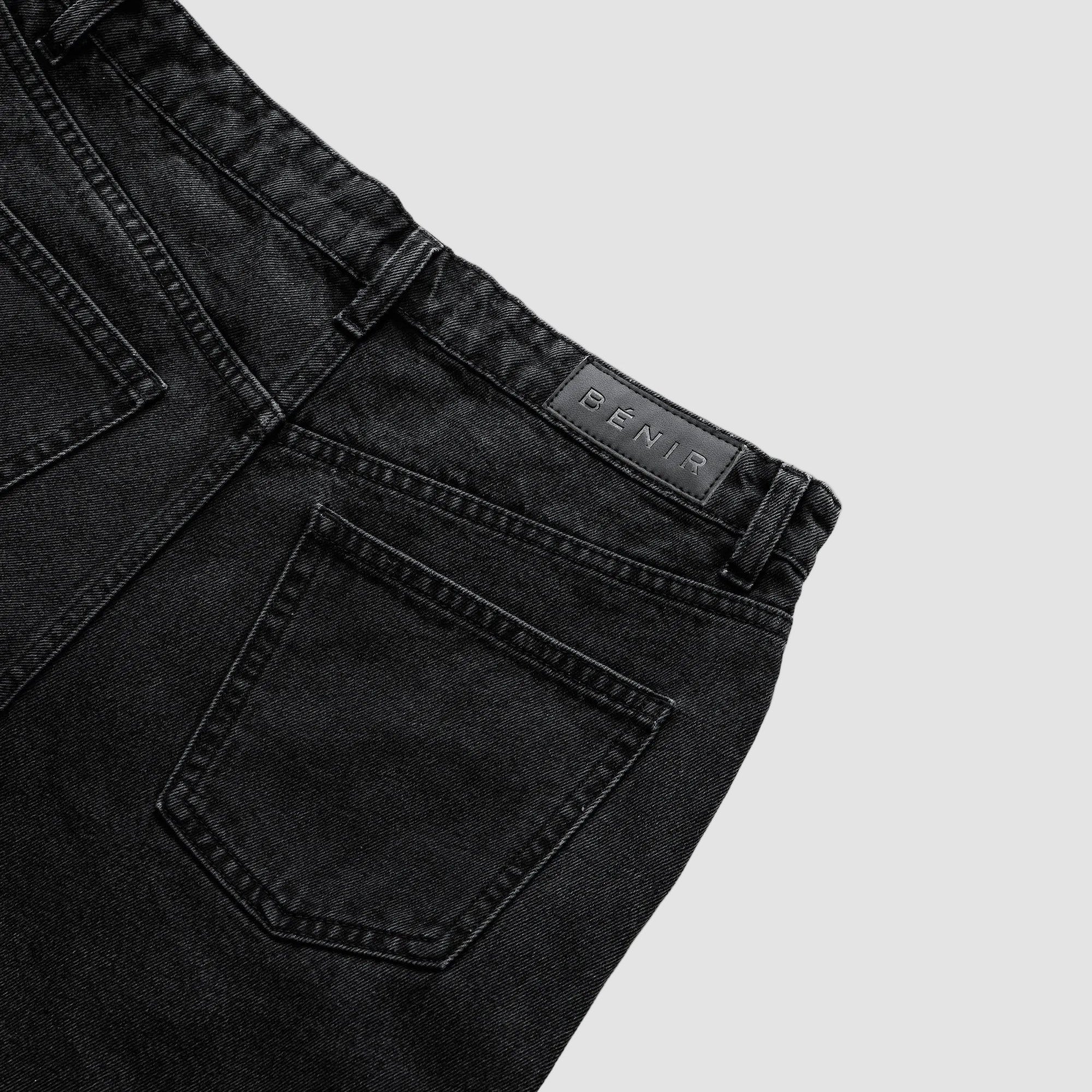 Benir Cargo Carpenter Jeans Black