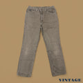 Vintage Lee Relaxed Straight Leg Jeans Beige W36 L32