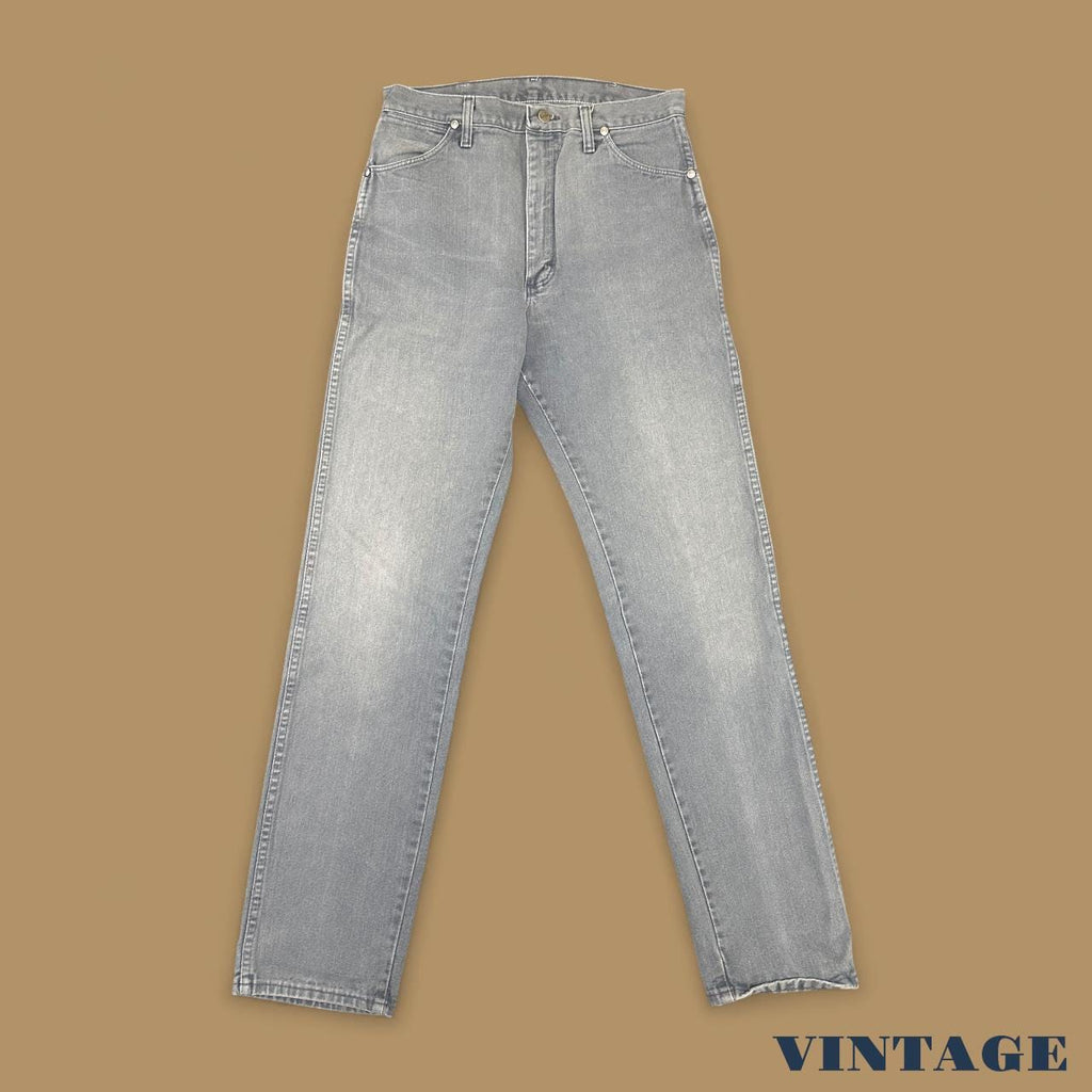 Vintage Wrangler USA Made Straight Leg Boyfriend Jeans Grey W30 L32