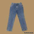 Vintage 90s Lee Tapered Leg Mom/Boyfriend Jeans Mid Blue W32 L32