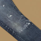 Vintage Levi's 511 Slim Straight Paint Splatter Jeans Dark Blue W31 L30