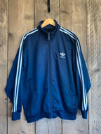 Vintage Adidas 90s Retro Tracksuit Top XL Indie Retro Oasis