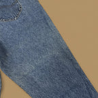 Vintage 90&#39;s Lee Tapered Leg Mom Jeans Dark Blue W34 L30