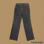 Vintage Wrangler Straight Leg Jeans Charcoal Black W28 L30