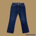 Vintage Wrangler Bootcut Jeans Dark Blue W34 L30