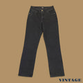 Vintage Lee Straight Leg Boyfriend Jeans Charcoal Black W31 L27