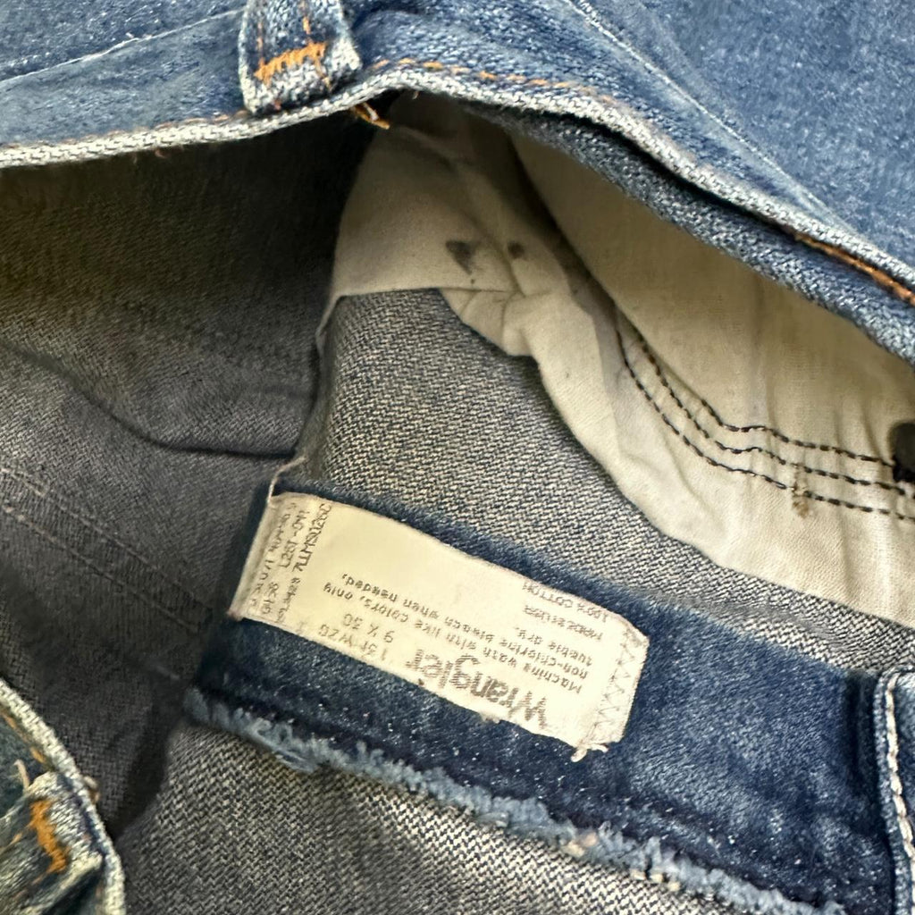 Vintage Wrangler USA Made Straight Leg Boyfriend/Mom Jeans Mid Blue W28 L30