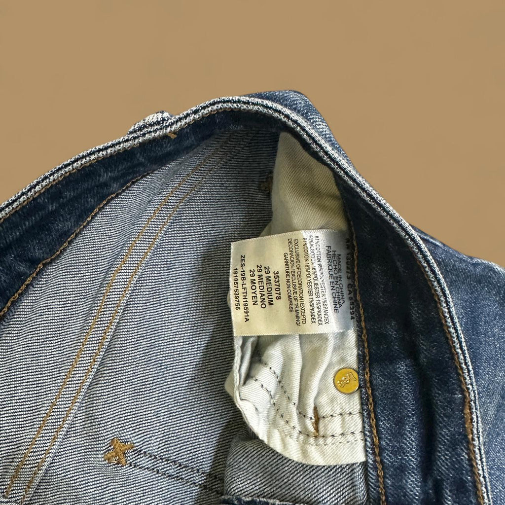 Vintage Lee Slim Fit Straight Leg Boyfriend Jeans Dark Blue W31 L27