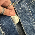 Vintage 90&#39;s Lee Tapered Leg Mom Jeans Dark Blue W33 L34