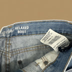 Vintage Wrangler Relaxed Fit Bootcut Jeans Light Blue W27 L29