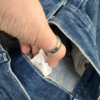 Vintage Lee Straight Leg Boyfriend Jeans Dark Blue W32 L30