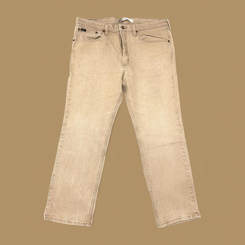 Vintage Lee Straight Leg Jeans Beige W38 L29