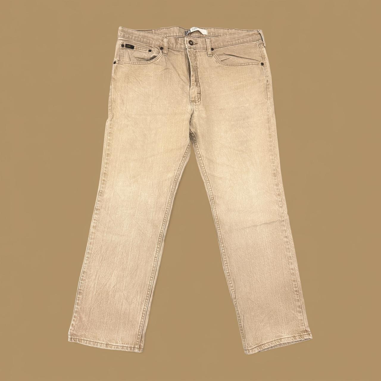 Vintage Lee Straight Leg Jeans Beige W38 L29