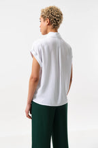 Abinaya Short Sleeved Shirt White