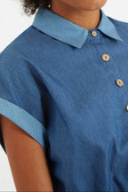 Addie Double Denim Playsuit