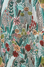 Aubin Jungle Jacquard A-line Mini Skirt - Green