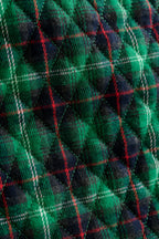 Aubin Winter Check Quilted Mini Skirt – Green