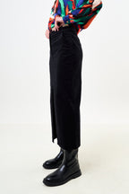 Balthazar Babycord Midi Pencil Skirt - Black