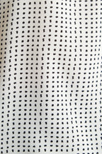 Barclay Mono Optic Print Short Sleeve Shirt Black and White