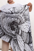 Louche Bee-Utiful Bee Printed Scarf