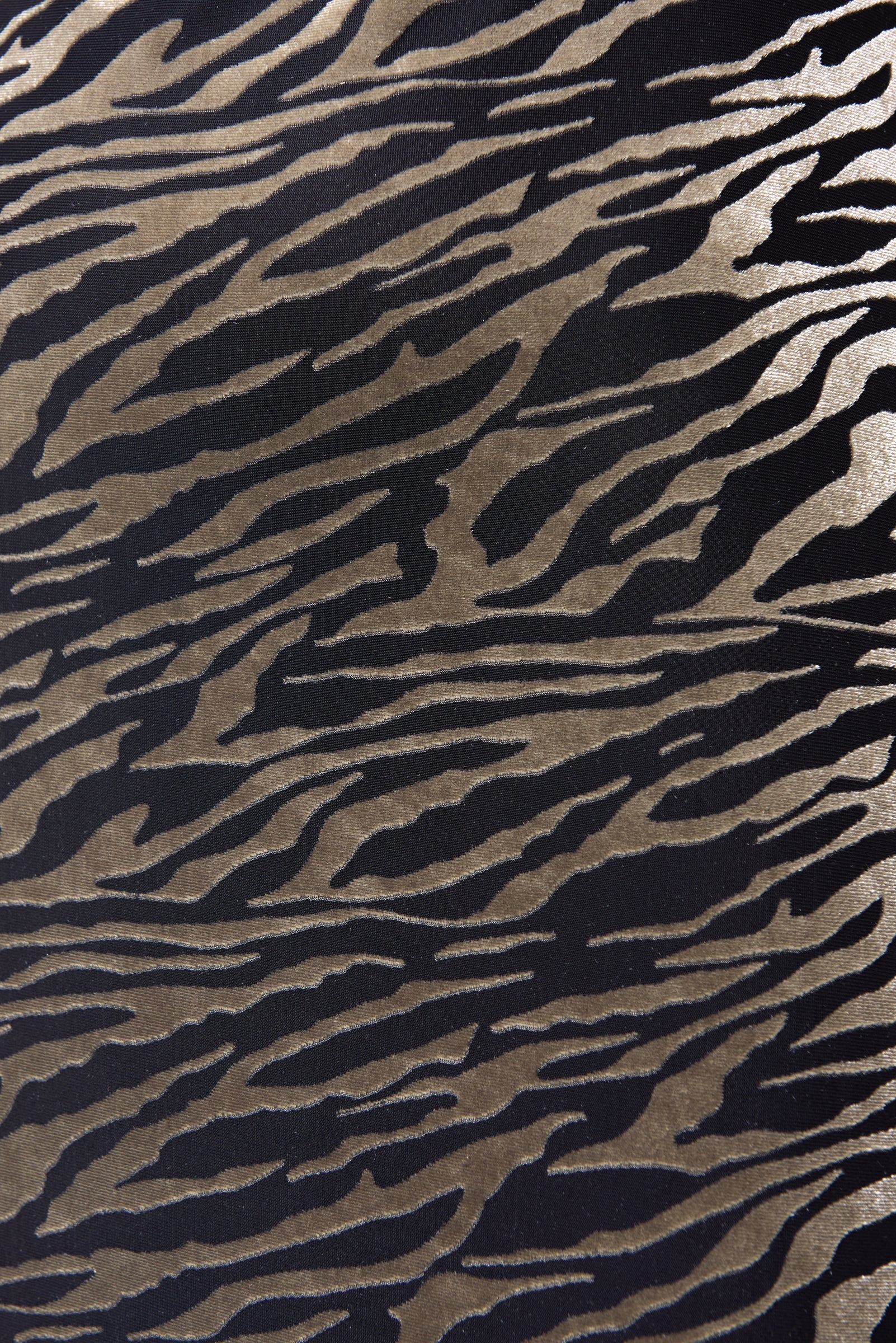 Beyla Zebra Devorie V-Back Midaxi Dress