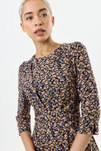 Birte Spring Ditsy Print Midi Dress