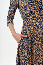 Birte Spring Ditsy Print Midi Dress