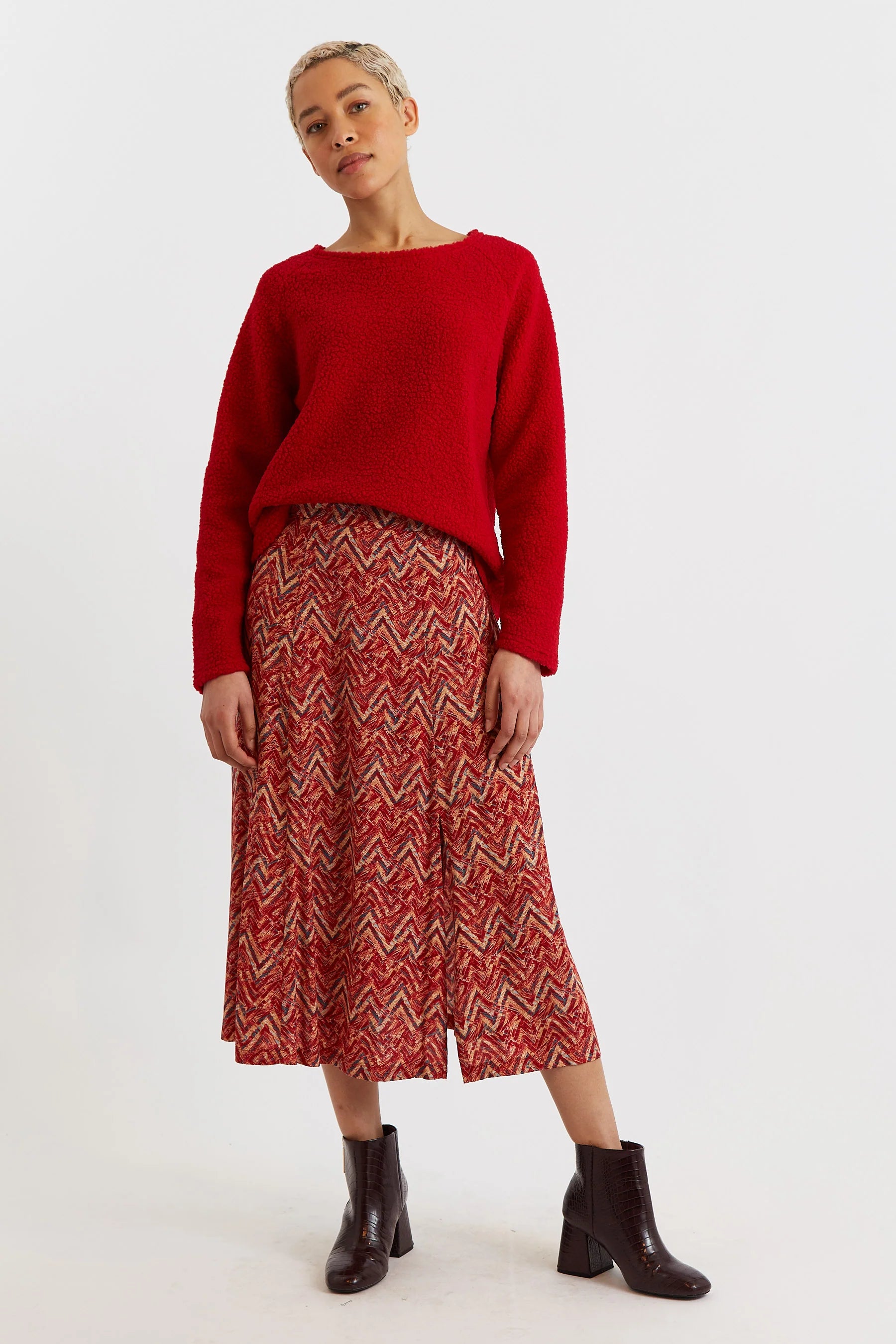 Blanka Borg Sweatshirt - Red