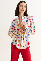 Byron Dotty Print Shirt