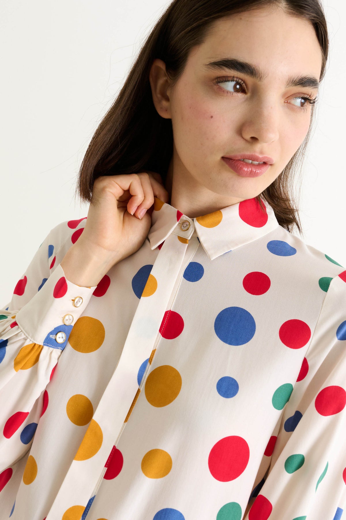 Byron Dotty Print Shirt
