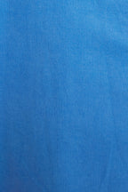 Louche Cathleen Blue Mini Baby Cord Tea Dress