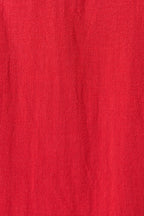 Addie Linen Mix Red Playsuit