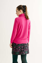Cameron Polo Neck Jersey top - Pink